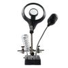 Equipped with Auxiliary Clamp Stand, Magnifying Glass, LED Lightcold and Warm Light Welding Repair view 2