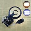 Equipped with Auxiliary Clamp Stand, Magnifying Glass, LED Lightcold and Warm Light Welding Repair view 4