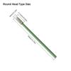 LOKLNEYK 100pcs Fiber Optic Cleaning Tool Micro Cleaning Foam for Fiber Cleaning Printhead Cleaning Tool(100pcs Pointed Type) view 4