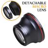 Compatible for Canon EOS Rebel T7i T6i T5i T3i SL1 77D 52 55 58MM 0.43x HD Wide Angle Lens with Macro(1x58MM) view 4