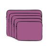 12 inch Portable Laptop Bag - Solid Color Grape red Printing Shockproof Laptop Inner Pocket for Business, Travel, School, Office view 2