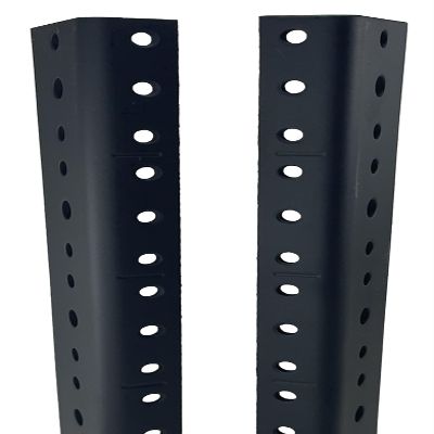 (1 Pair) Penn ELCOM Vertical Rack Rails with Screws (4U)