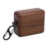 Tangxi Walnut Wood Earbuds Case Cover, Protective Case for Bowers Wilkins Pi8, Shock Absorbing with Soft Microfiber Lining and Hand Polished Wooden Cover view 2