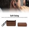 Tangxi Walnut Wood Earbuds Case Cover, Protective Case for Bowers Wilkins Pi8, Shock Absorbing with Soft Microfiber Lining and Hand Polished Wooden Cover view 4