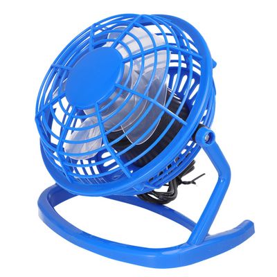 DOITOOL Ultra-silent Small Desk Fan Portable Mini USB Fan for Office Bedroom Travel Lightweight Blue