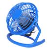 DOITOOL Ultra-silent Small Desk Fan Portable Mini USB Fan for Office Bedroom Travel Lightweight Blue view 1