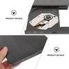 OSALADI USB Slot in Load CD DVD Burner External Optical Drive Black Portable Tray Disc Writer Compatible with Laptop Desktop Plug and Play No Adapter Needed view 4