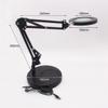 Desktop Clip with LED Light Three Lighting Modes Brightness Adjustable Magnifying Glass view 2