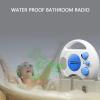 Denash Shower Radio,Water Proof Shower Speaker,Wireless Stereo,Adjustable Volume AM FM Bathroom Radio for Kayak,Beach,Gifts for Unisex view 4