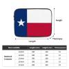 Flag of Texas Patterned 13 inch Portable Laptop Bag - Perfect for Business, Travel, School, Office Shockproof Laptop Inner Pocket view 4