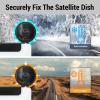 FTVOGUE Satellite Suction Cup Mount Aluminum Alloy Bracket with Dual Suction Cups for Car Window Sunroof Windshield RV Boat Satellite Dish Installation view 3