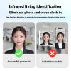 WALFRONT Biometric Face Recognition Attendance System with Dynamic Facial Recognition, Card Swiping, for Small Business, Offices, Factories, Schools, Hotels, with Infrared Liveness view 4