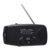Zunate Emergency Weather Radio, 6000mAh Solar Hand Crank Radio with LED Flashlight, AM FM WB Rechargeable Portable Weather Alert Radio for Home Camping and Outdoor Use (Black) view 1