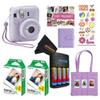 Fujifilm INSTAX MINI 12 Blue Bundle 2025 (40 Sheets, Lilac Purple (Holiday Bundle)) view 1
