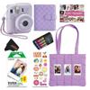 FUJIFILM INSTAX Mini 12 Holiday Bundle 2025 | with Extra Instax Mini Film + 4 Pk AA Batteries & Sunshine Photo Microfiber Cleaning Cloth (10 Items) (20 Sheets, Lilac Purple) view 1
