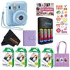FUJIFILM INSTAX Mini 12 Holiday Bundle 2025 | with Extra Instax Mini Film + 4 Pk AA Batteries & Sunshine Photo Microfiber Cleaning Cloth (10 Items) (80 Sheets, Pastel Blue) view 1