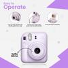 Fujifilm INSTAX MINI 12 Blue Bundle 2025 (2 Single Packs (20 Sheets), Lilac Purple) view 4