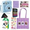 FUJIFILM INSTAX Mini 12 Holiday Bundle 2025 | with Extra Instax Mini Film + 4 Pk AA Batteries & Sunshine Photo Microfiber Cleaning Cloth (10 Items) (20 Sheets, Pastel Blue) view 1