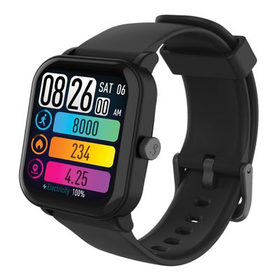 3Plus Cruz+ Smartwatch with Built-in GPS/ 1.72" HD Display/Make & Answer Calls/ 25+ Workout Modes/Heart Rate/Blood Oxygen/Sleep Monitoring/IP68 Water Resistance/iOS and Android