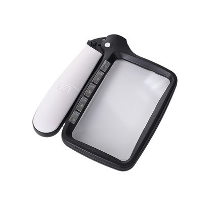 Handheld Folding ED Light Reading Newspaper with High-Definition Acrylic Magnifying Glass