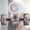 6 Inch LED, Photography Fill with Tr Phone Holder, Dimmable C with 3 Color Modes 10 Brightness s, USB ed for DSLR C Phone Laptop view 2