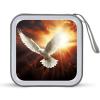 MUSM Dove Sun Art CD Case, 40 Capacity CD/DVD Case Holders Large Storage Disc Wallet Bag Wallet Hard Plastic DVD Disc Cases Storage Binder for Car Home Office Travel view 1
