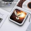 MUSM Dove Sun Art CD Case, 40 Capacity CD/DVD Case Holders Large Storage Disc Wallet Bag Wallet Hard Plastic DVD Disc Cases Storage Binder for Car Home Office Travel view 4