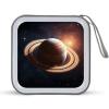 MUSM Saturn Ring Planet CD Case, 40 Capacity CD/DVD Case Holders Large Storage Disc Wallet Bag Wallet Hard Plastic DVD Disc Cases Storage Binder for Car Home Office Travel view 1