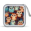 MUSM Anime Owl_77921330 CD Case, 40 Capacity CD/DVD Case Holders Large Storage Disc Wallet Bag Wallet Hard Plastic DVD Disc Cases Storage Binder for Car Home Office Travel view 1