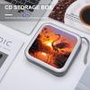 MUSM Pink Flamingo Sunset CD Case, 40 Capacity CD/DVD Case Holders Large Storage Disc Wallet Bag Wallet Hard Plastic DVD Disc Cases Storage Binder for Car Home Office Travel view 4