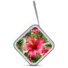 MUSM Hibiscus Flower CD Case, 40 Capacity CD/DVD Case Holders Large Storage Disc Wallet Bag Wallet Hard Plastic DVD Disc Cases Storage Binder for Car Home Office Travel view 3