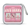 MUSM Ice Cream Store Pink CD Case, 40 Capacity CD/DVD Case Holders Large Storage Disc Wallet Bag Wallet Hard Plastic DVD Disc Cases Storage Binder for Car Home Office Travel view 1