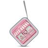 MUSM Ice Cream Store Pink CD Case, 40 Capacity CD/DVD Case Holders Large Storage Disc Wallet Bag Wallet Hard Plastic DVD Disc Cases Storage Binder for Car Home Office Travel view 3