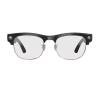 Barydee Smart Glasses with Built-in Camera, Black Semi-Rimless Frame, Clear Lens, Video Recording Eyewear. view 1