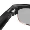 Barydee Smart Glasses with Built-in Camera, Black Semi-Rimless Frame, Clear Lens, Video Recording Eyewear. view 3