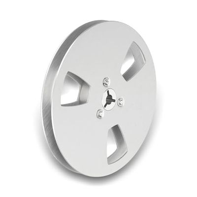 5in 3 Hole Aluminum Alloy Empty Reel for Reel to Reel Recording Tape - Small Hub,Wind Resistant,Open Sound Tape Replacement
