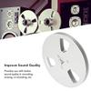 5in 3 Hole Aluminum Alloy Empty Reel for Reel to Reel Recording Tape - Small Hub,Wind Resistant,Open Sound Tape Replacement view 4