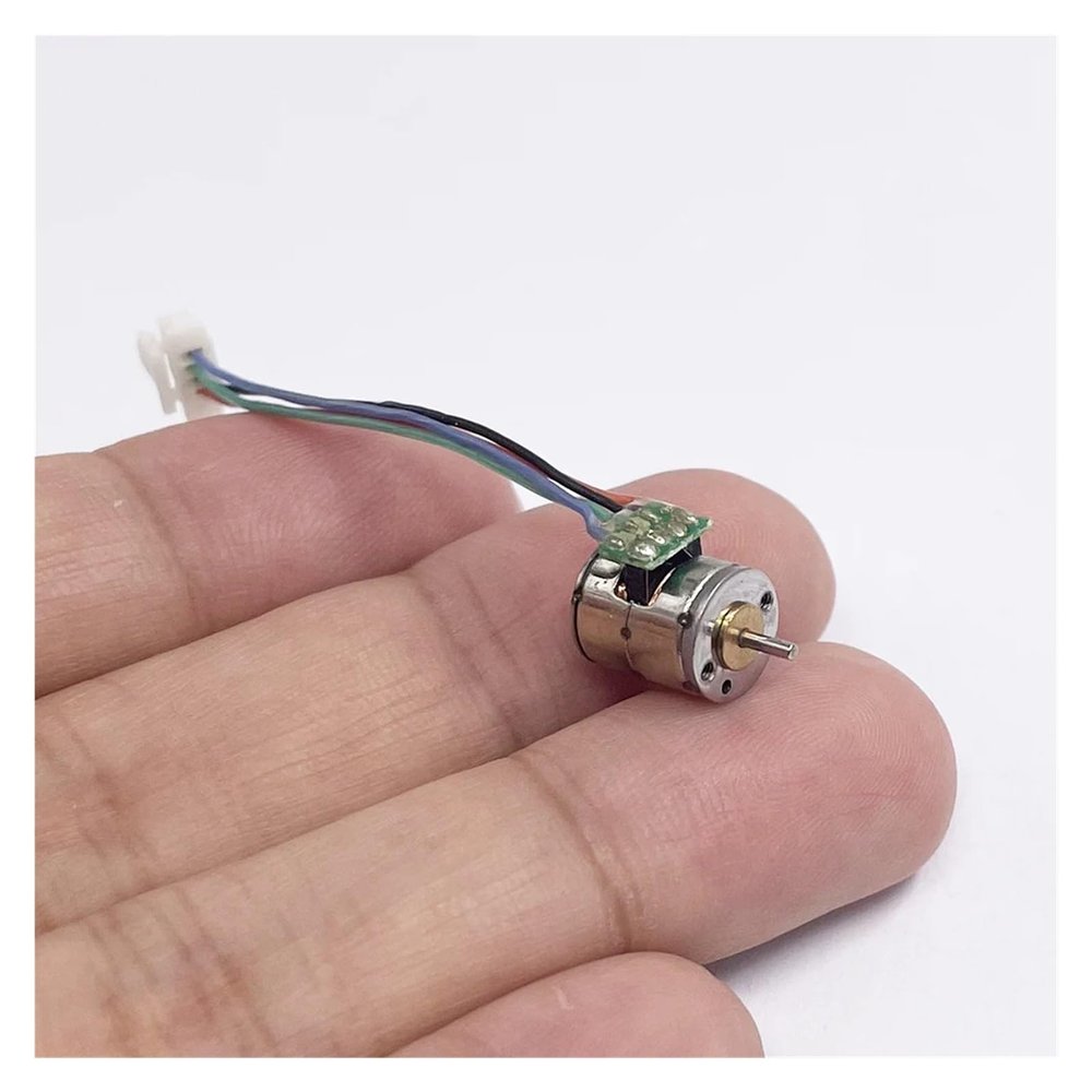 RXDNOZNNK 8mm Precision Stepper Electronic Starter 2-Phase 4-Wire Stepping 1mm Shaft for Camera Digital Focusing