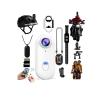 4K Mini Body Cam,Waterproof Pocket Sports Camera Wearable Adventure POV pro Thumb Camera, Hands Free Magnetic Motorcycle Cam,for Bike Cycling,Vlogging Pet Walk Swim Diving (white-128G) view 1