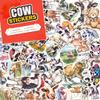 100 PCS Cow Stickers Pack  Waterproof Vinyl Decals for Water Bottles, Laptops, Phones, Notebook, Cars  Cool Vibrant Graphics for Cow Enthusiast view 1