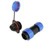 ZBLZGP TY24 6 Pin Waterproof Connector, Solder-Free Screw-Connection Panel Mount Male Female Plug Socket, Quick-Disconnect for Power view 1
