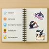 100 PCS Orca Stickers Pack  Waterproof Vinyl Decals for Water Bottles, Laptops, Phones, Notebook, Cars  Cool Vibrant Graphics for Orca Enthusiast view 4
