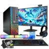 Dell RGB Light Gaming PC Bundle (Renewed) | Intel Core i5 | 16GB RAM | 500GB SSD | NVIDIA GT 1030 2GB | Windows 11 Pro | 24 FHD Monitor | RGB Soundbar, Keyboard, Mouse & Headphones | (Renewed) view 1