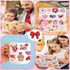300 Pcs Valentines Day Stickers, Bulk Valentines Day Gifts, Heart Stickers Crafts for Kids Classroom School, Party Favors Decorations for Kids Teens Girls view 2