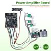 Haofy 2.0 Channel Power Amplifier Board 50W and 50W USB Microphone Speaker System Amplifier Board Module for DIY Speaker Home Theater with Treble and Bass Control view 2