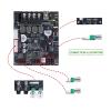 Haofy 2.0 Channel Power Amplifier Board 50W and 50W USB Microphone Speaker System Amplifier Board Module for DIY Speaker Home Theater with Treble and Bass Control view 3