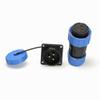 ZBLZGP TY24 3 Pin IP68 Waterproof Solderless LED Connector, Quick-Locking Back Nut Reverse Mount, Easy Installation Wire Screwing for Automotive & Marine Circuits view 2