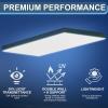 Pushglossy 8 Pack 22.5"x46.5"x0.2" Fluorescent Light Covers, Milky White view 3