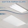 Pushglossy 8 Pack 22.5"x46.5"x0.2" Fluorescent Light Covers, Milky White view 4
