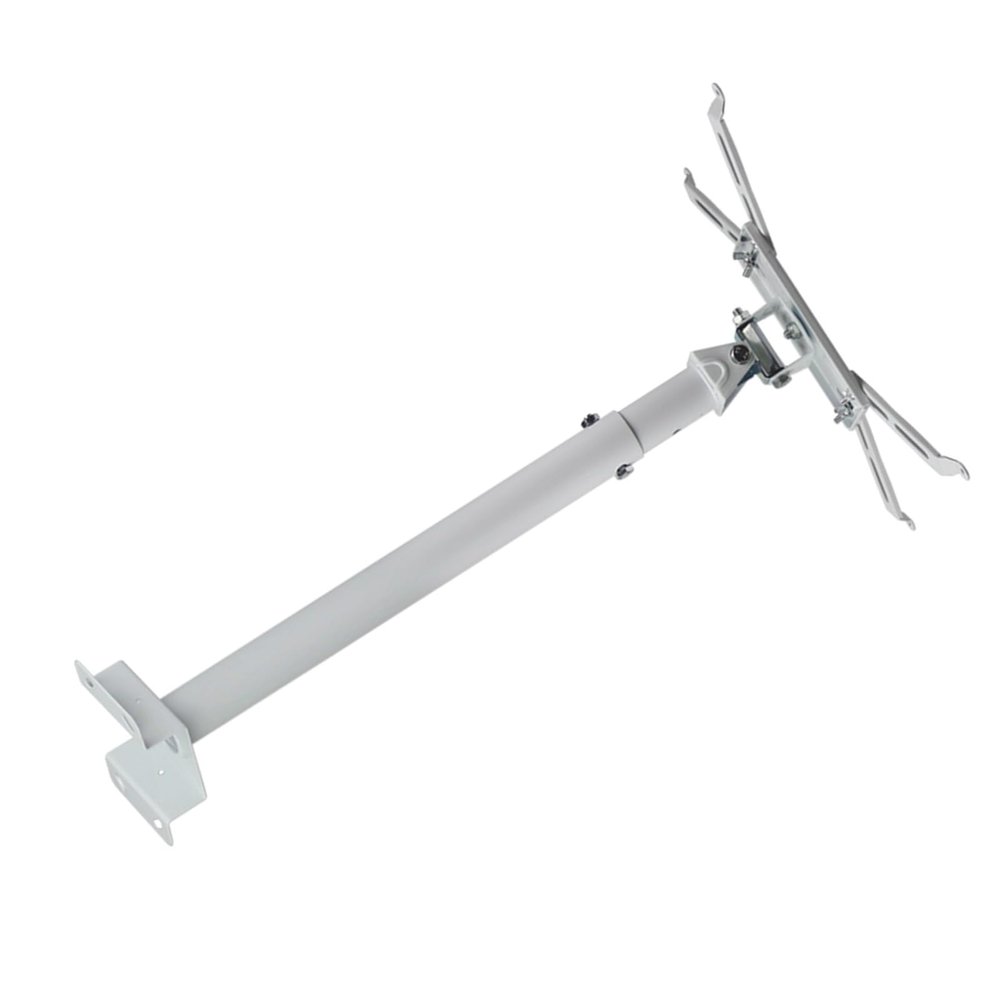 JINPIAOPIAO Metal Ceiling Projector Mount Bracket Adjustable Height Extendable Arms 360 Rotating for Home and Office Use
